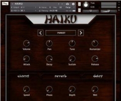 Ecliptiq Audio Haiku KONTAKT 模拟弹奏乐器