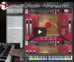 HandHeldSound FlyingHand Percussion v1.5 KONTAKT手鼓